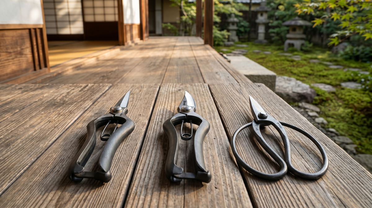 Japanese garden shears by Toyama Hamono