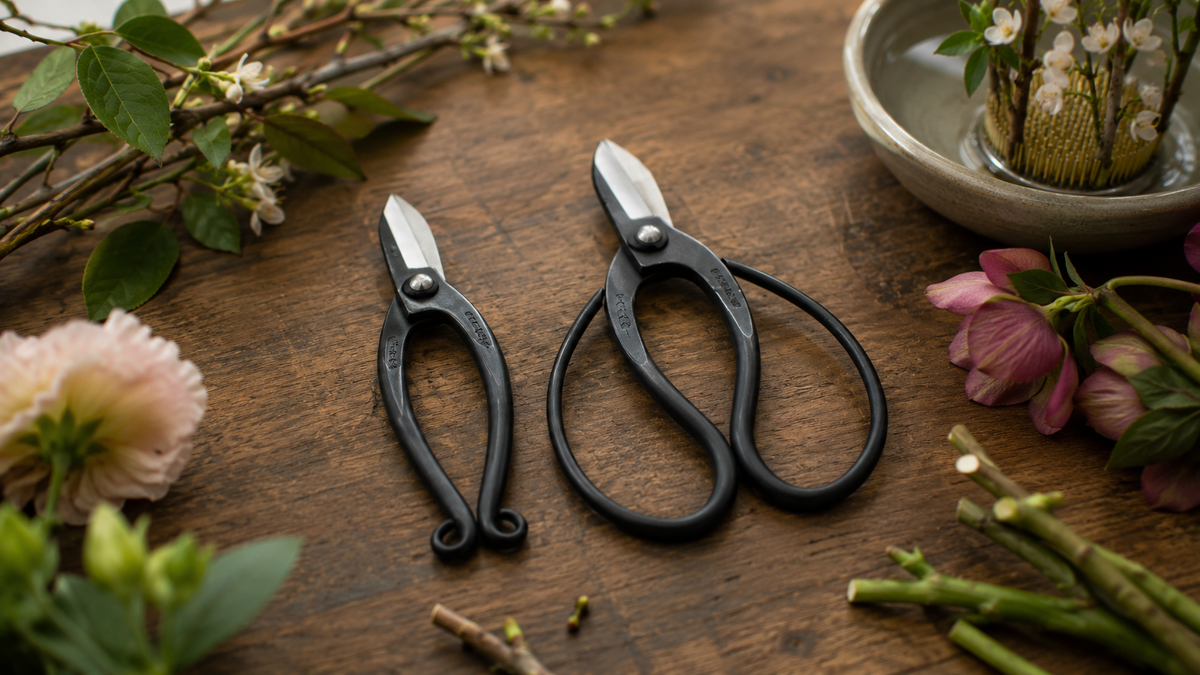 Japanese Ikebana & Flower Shears Explained: Warabi-te, Tsuru-te, and Multi-Purpose Pruning Shears