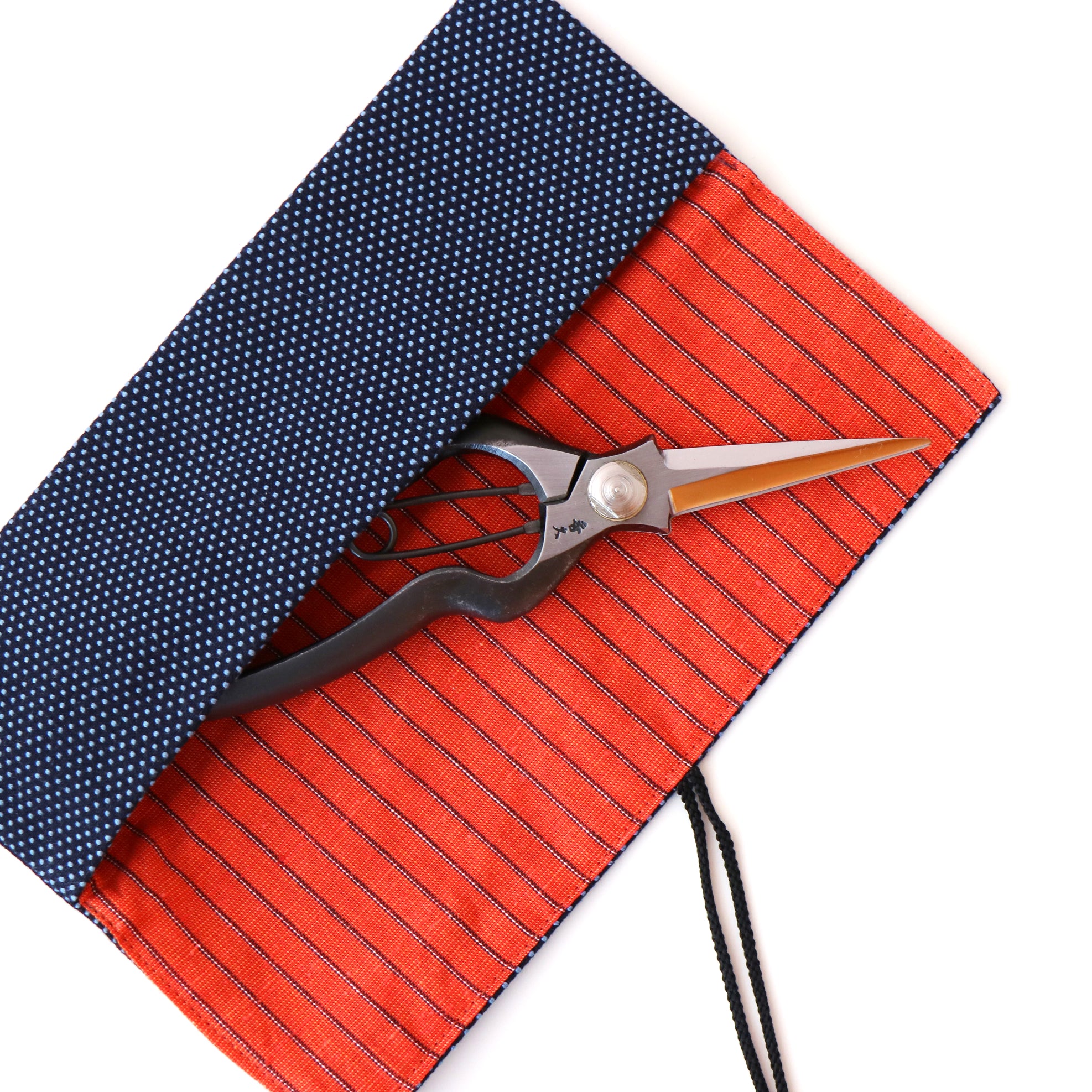 R8B Tool Roll Bag Indigo Blue and Red