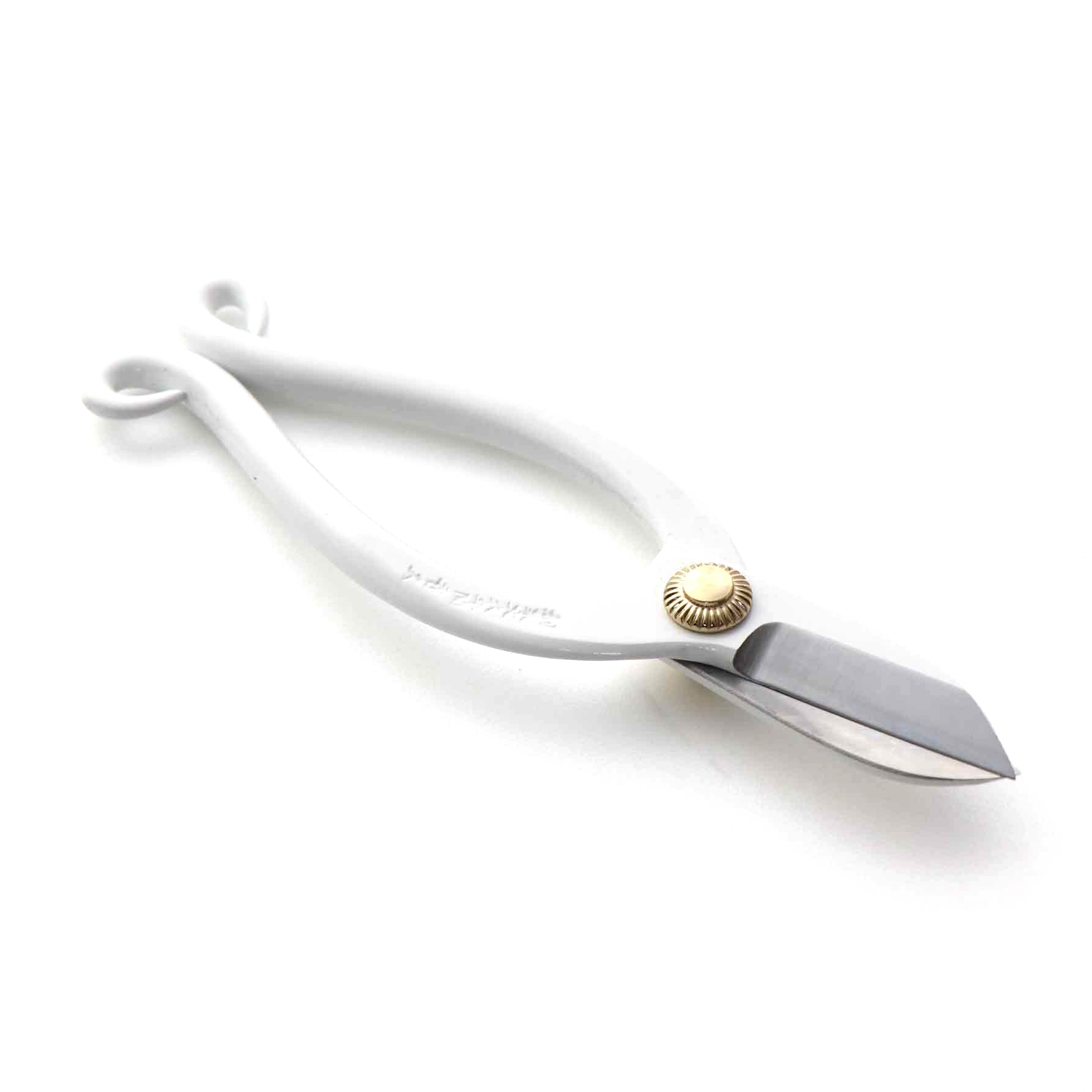 T8WJ Japanese Traditional Ikebana Floral Shears Jr. with White Hand-Forged High-Carbon Steel 50 mm Blade