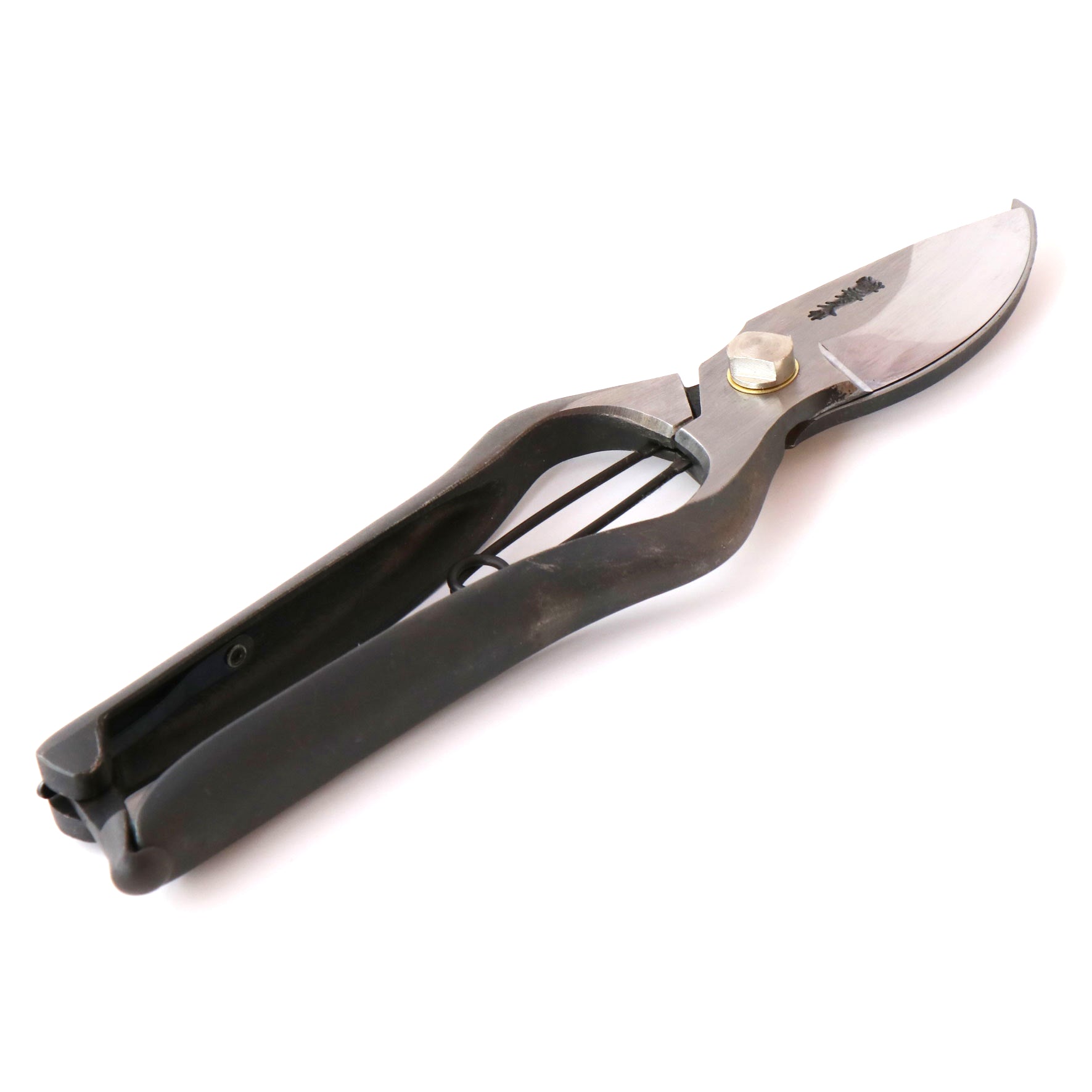 T34 Hand-Forged High-Carbon Steel Pruning Shears/Secateurs with Symmetrical Ergonomic Grip, Size L