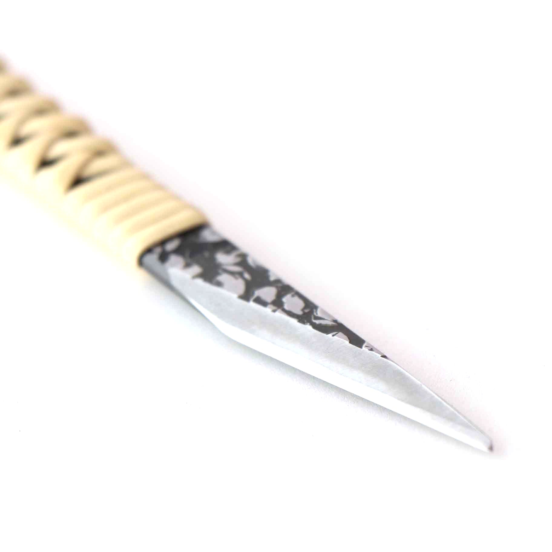 MK4 Hand-Forged “Kiridashi” Grafting Knife, 45 mm Blade, Rattan-Wrapped Handle