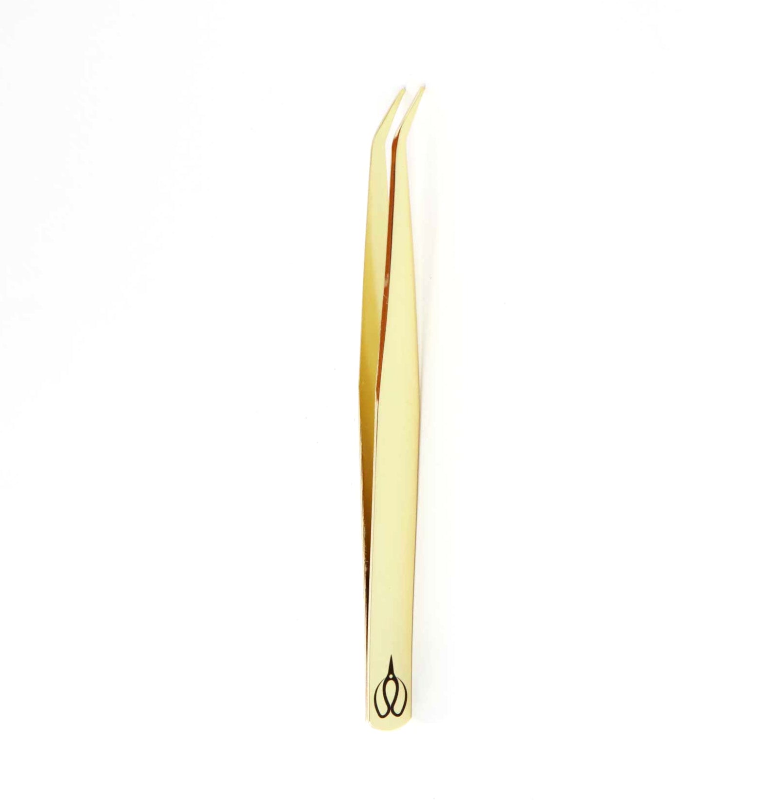 GP2 Tweezers Gold Color Curved Tip