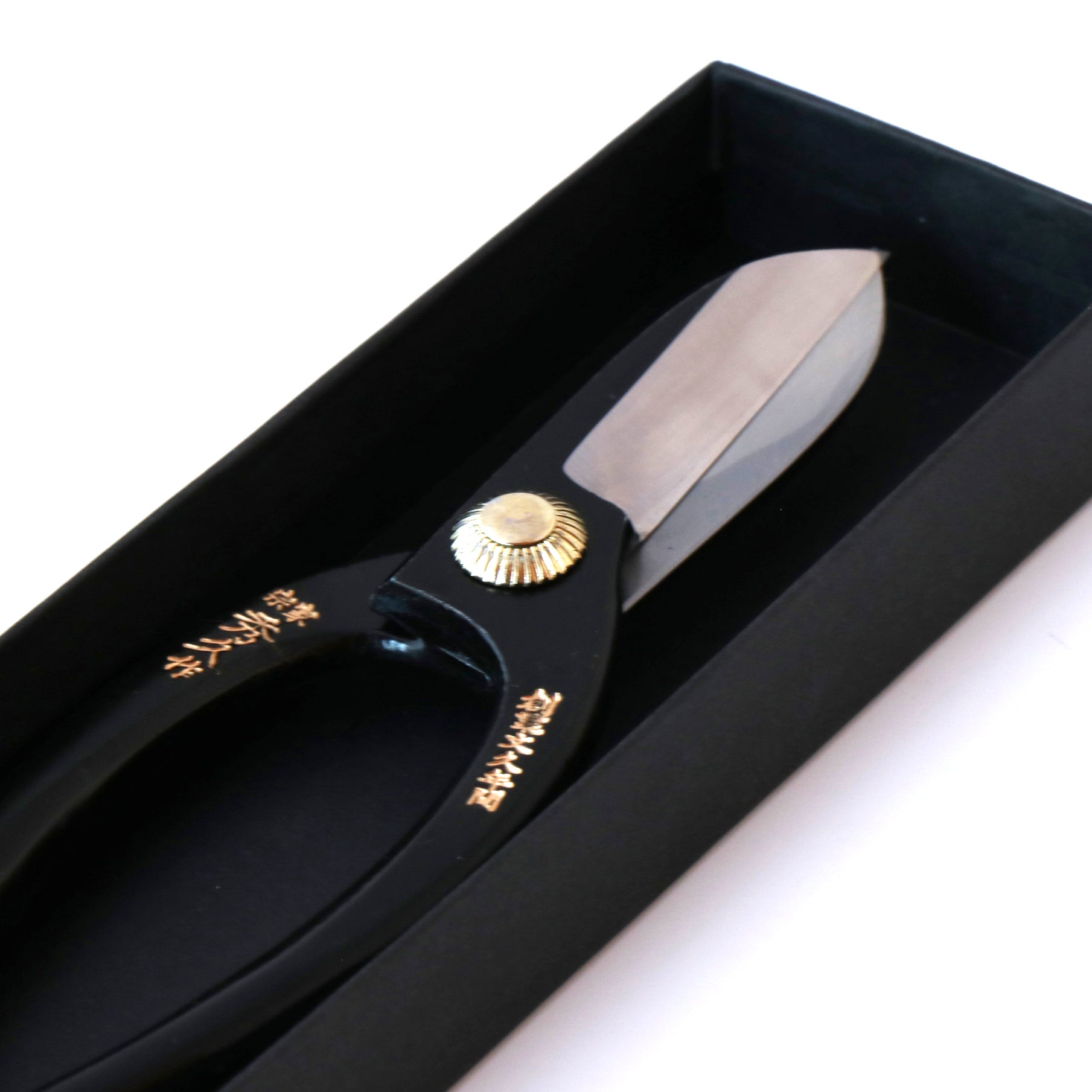 T8CA Japanese Traditional Ikebana Floral Shears Black Forged High Carbon Steel 50mm Blade