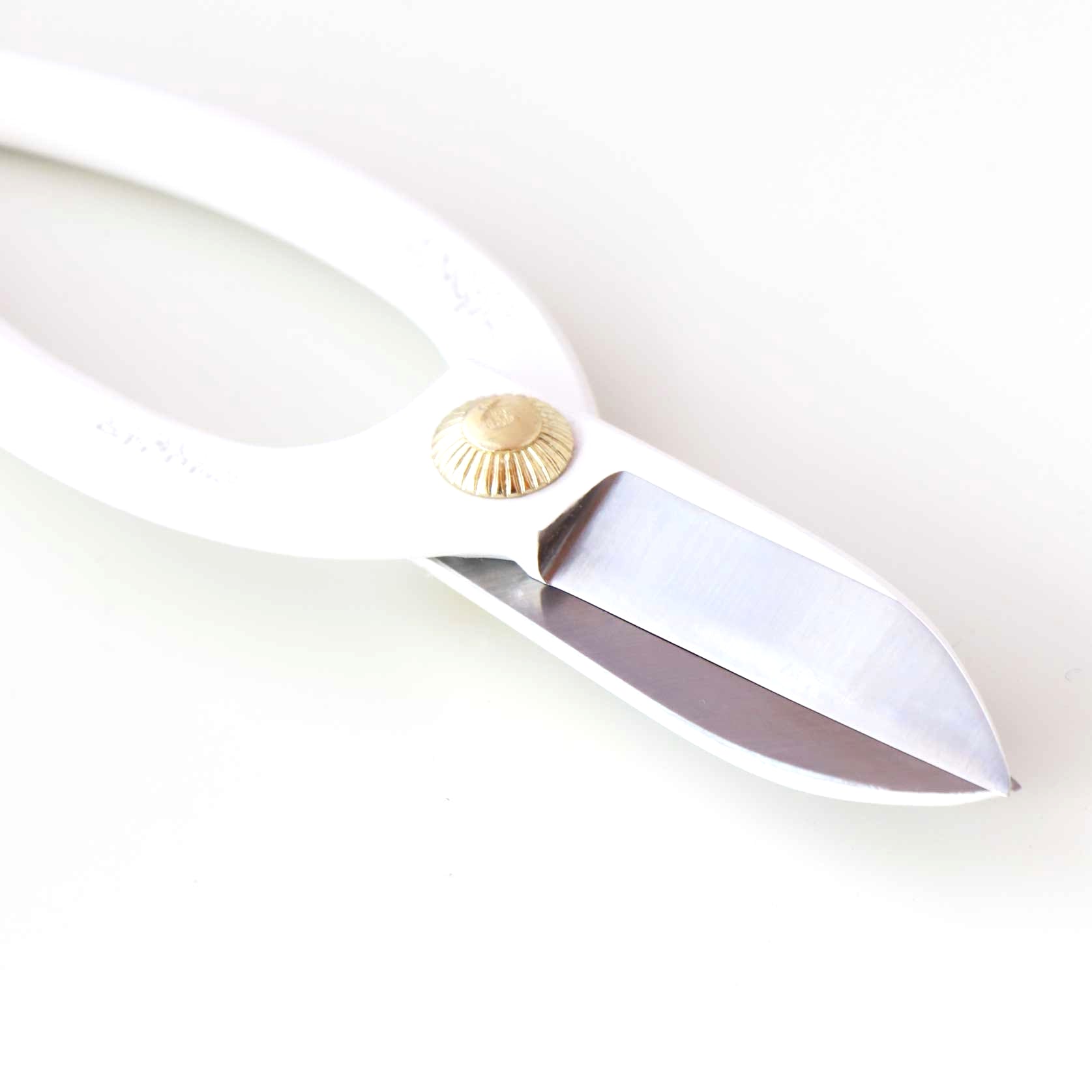 T8WH Traditional Japanese Ikebana Floral Shears White Forged High Carbon Steel 50mm Blade