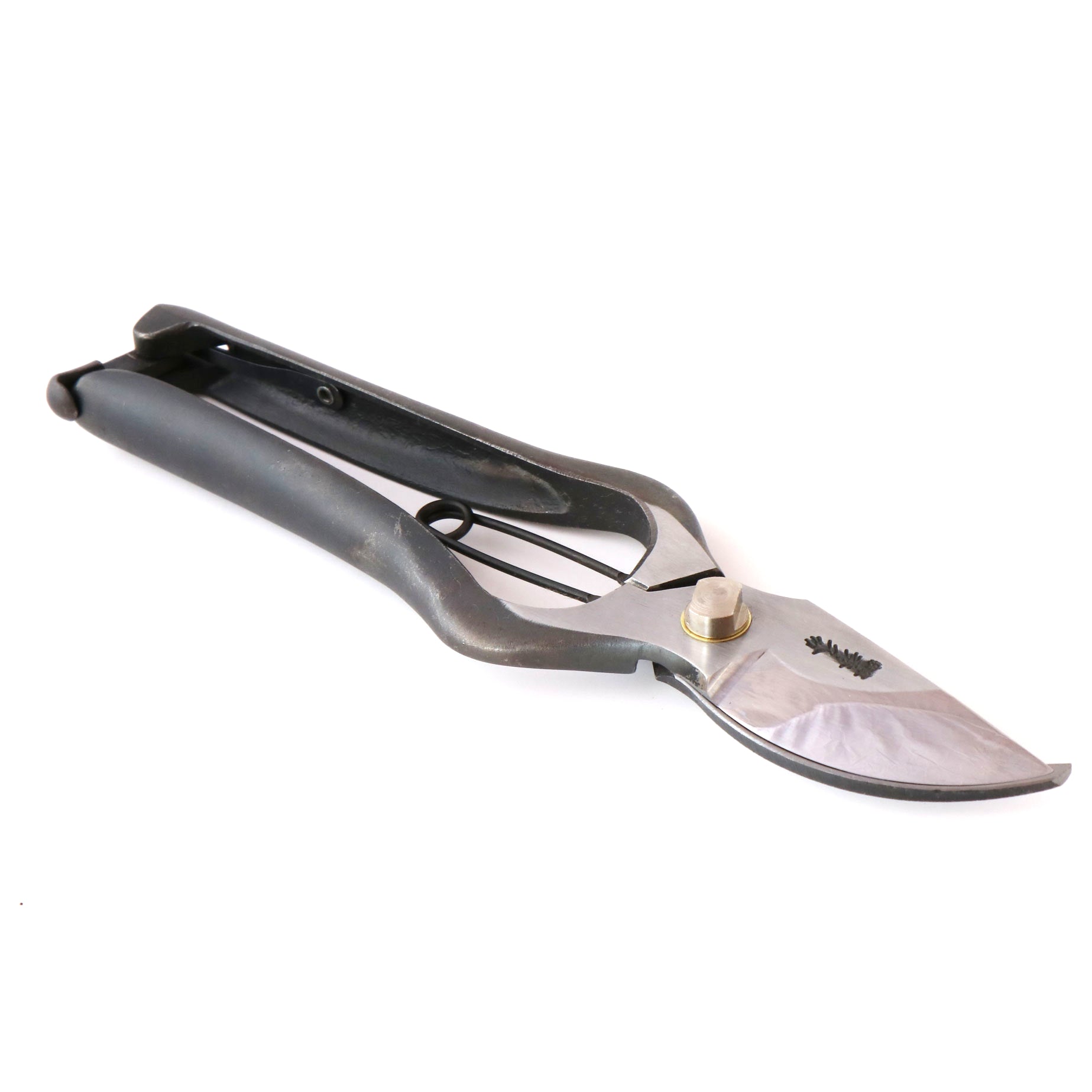 T34 Hand-Forged High-Carbon Steel Pruning Shears/Secateurs with Symmetrical Ergonomic Grip, Size L