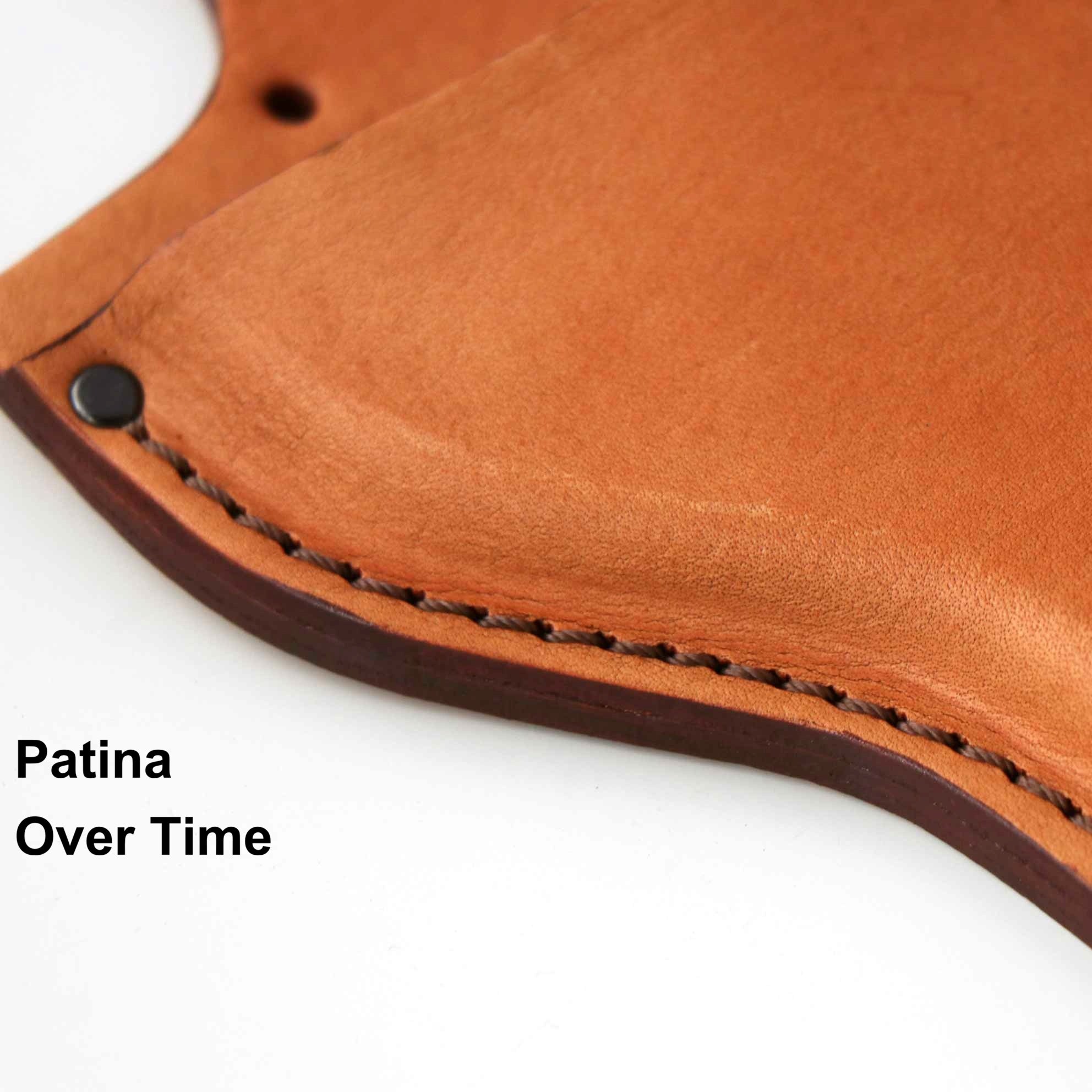 R6N Leather Holster/Pouch for Loop Handle Traditional Japanese Scissors w/ Belt Clip