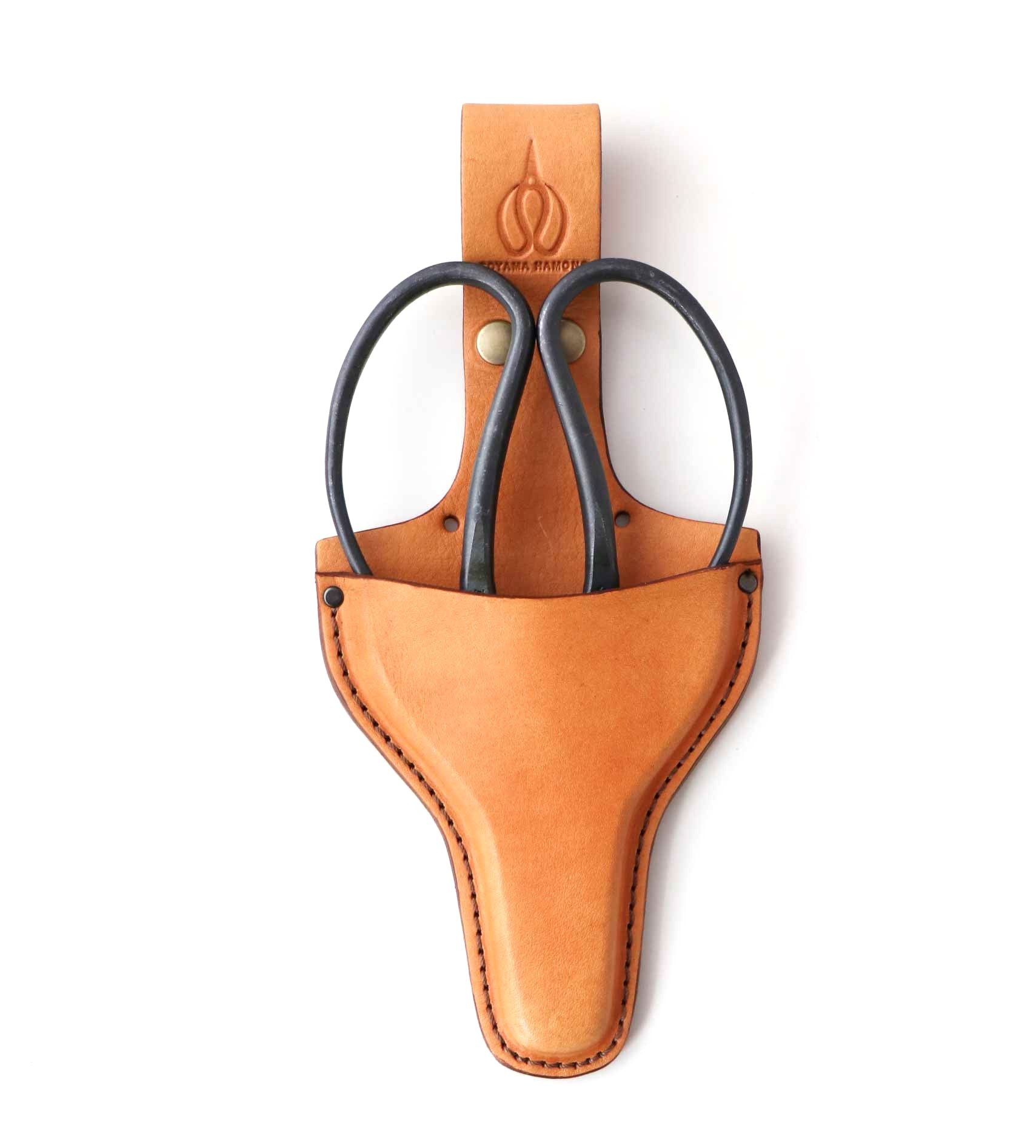 R6N Leather Holster for Traditional Japanese Scissors with Loop Handle