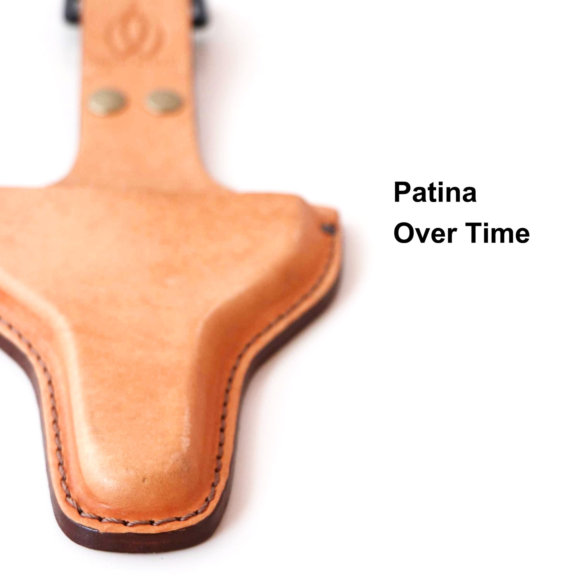 R6N Leather Holster/Pouch for Loop Handle Traditional Japanese Scissors w/ Belt Clip