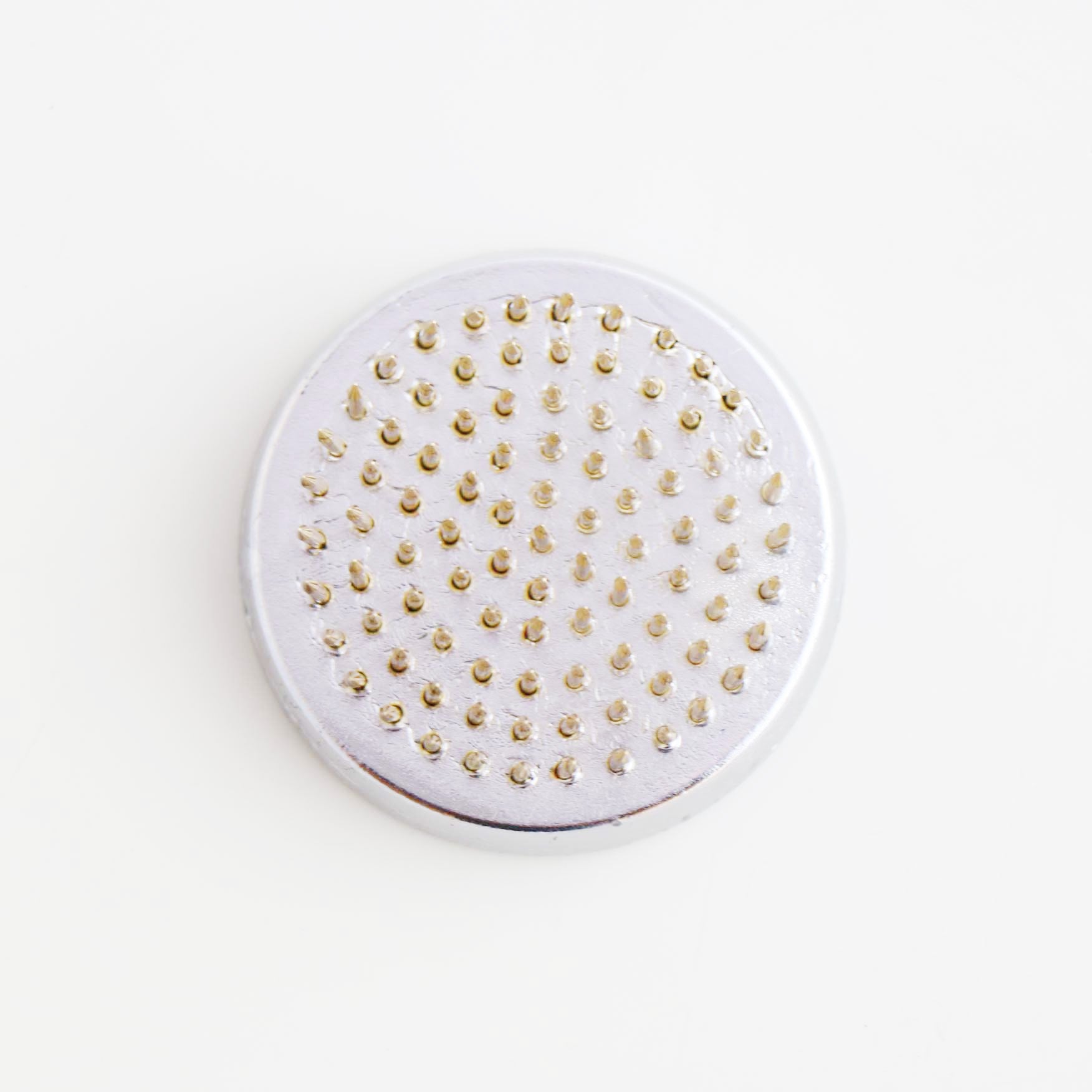 Brass Kenzan Ikebana Flower Frog – φ46×H18mm