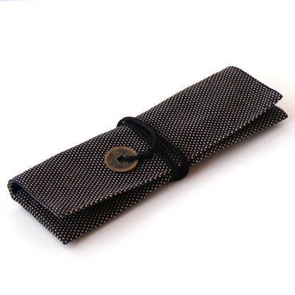 R8G Sashiko Makibukuro: Tool Roll Bag Brown