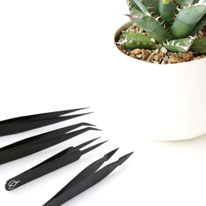 B20 Tweezers Stainless Steel Straight Tip 150mm