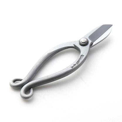 T8CJ Japanese Traditional Ikebana Floral Shears Jr. with Silver Hand-Forged High-Carbon Steel 50 mm Blade