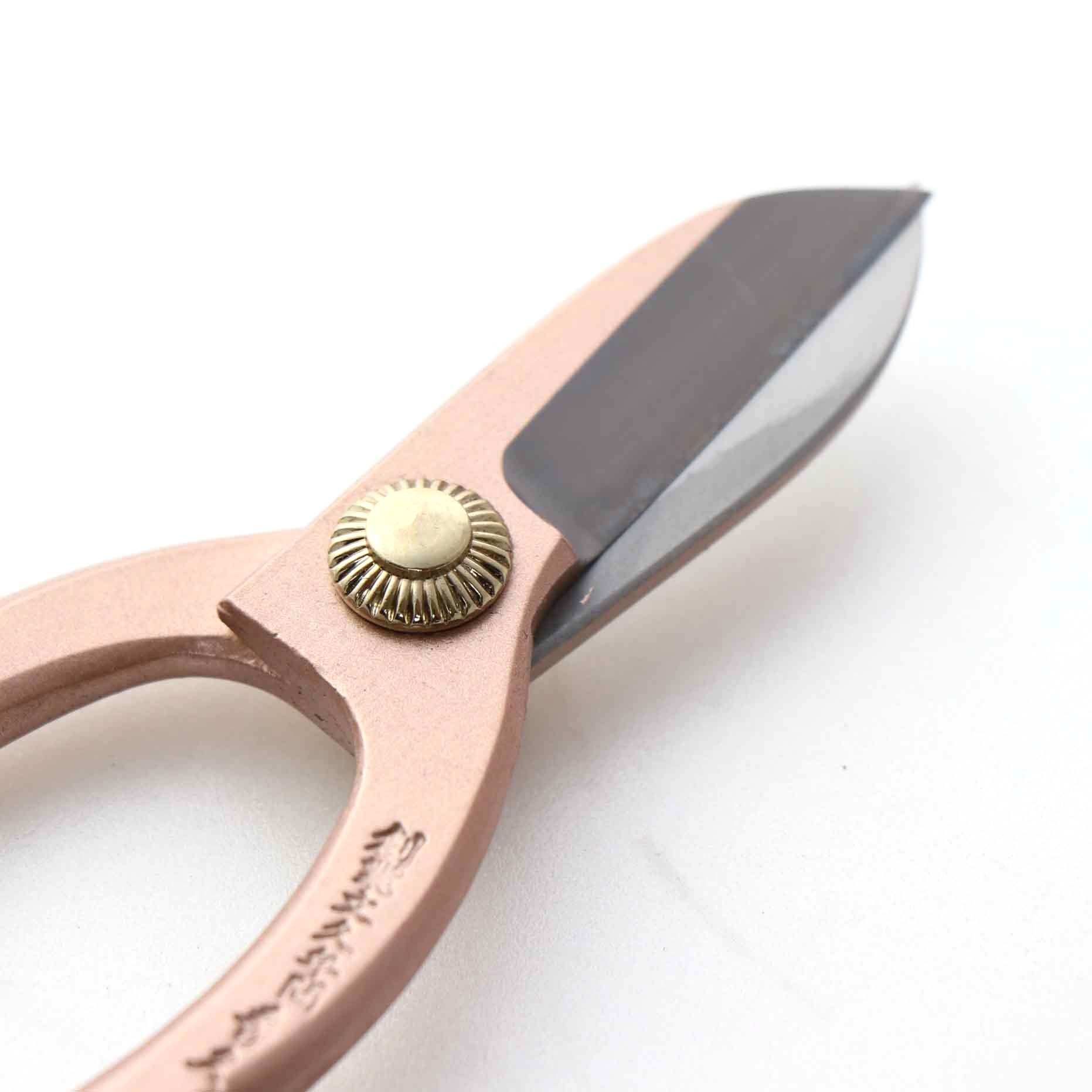 T8PJ Japanese Traditional Ikebana Floral Shears Jr. with Pink Hand-Forged High-Carbon Steel 50 mm Blade