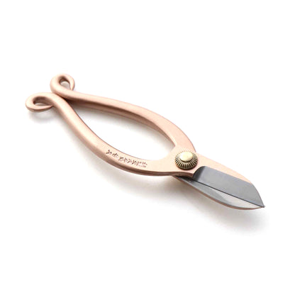 T8PJ Japanese Traditional Ikebana Floral Shears Jr. with Pink Hand-Forged High-Carbon Steel 50 mm Blade