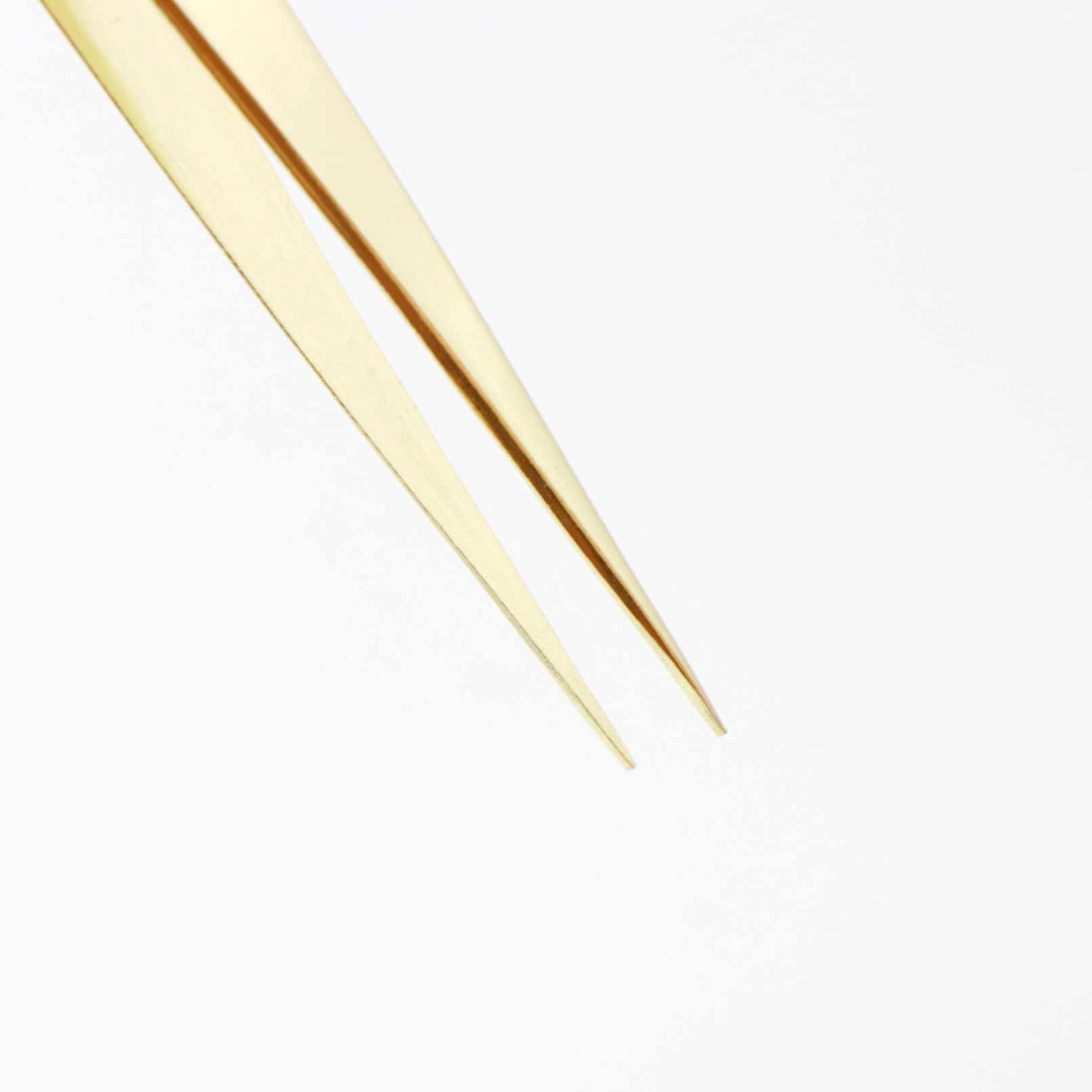 GP1 Tweezers Gold Color Straight Tip