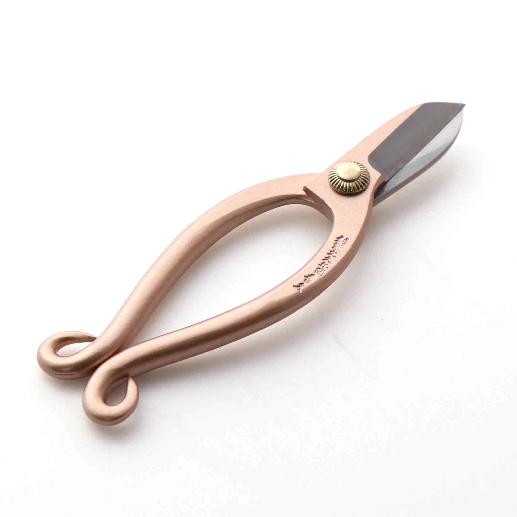 T8PJ Japanese Traditional Ikebana Floral Shears Jr. with Pink Hand-Forged High-Carbon Steel 50 mm Blade