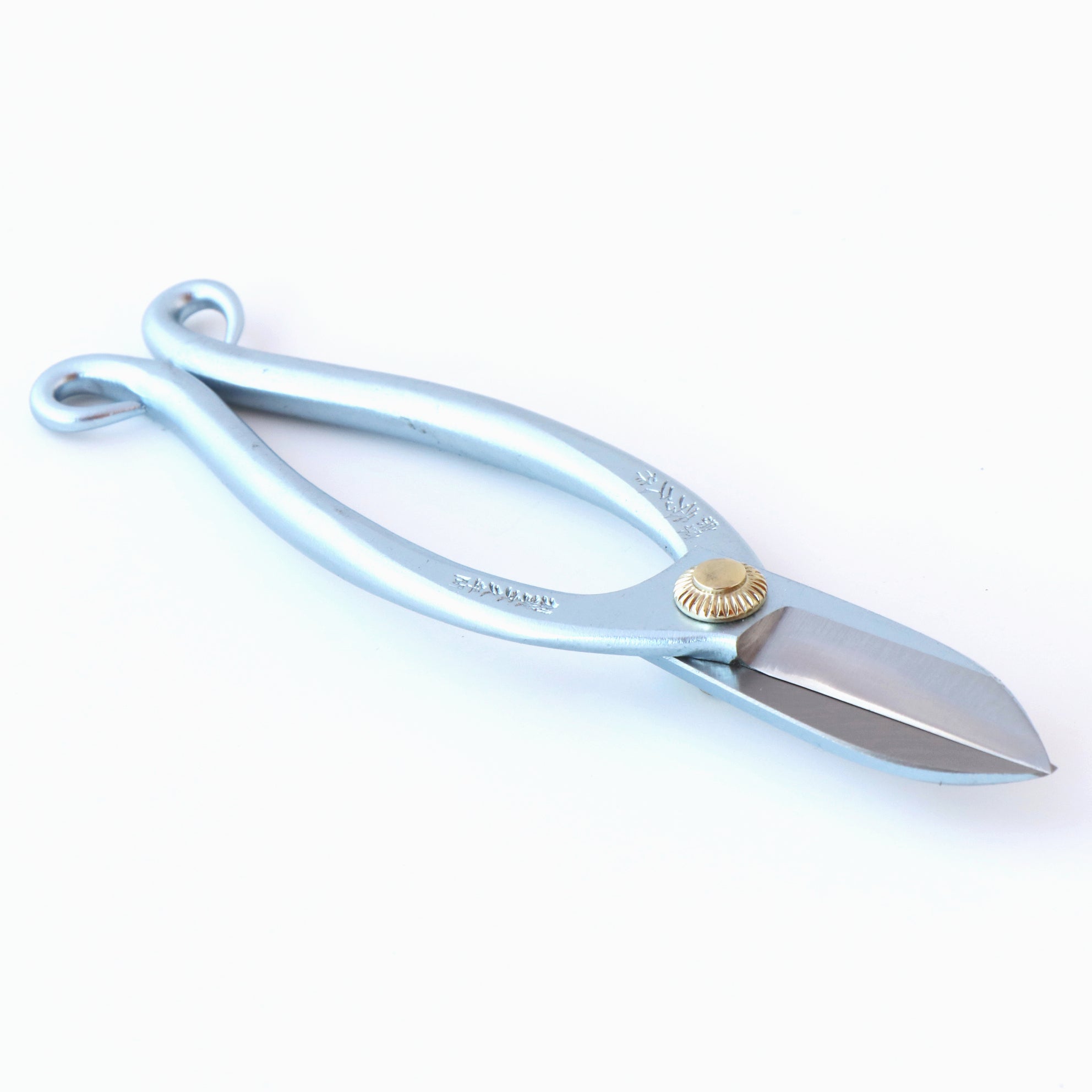 T8BL Japanese Traditional Ikebana Floral Shears with Blue Hand-Forged High-Carbon Steel 50 mm Blade