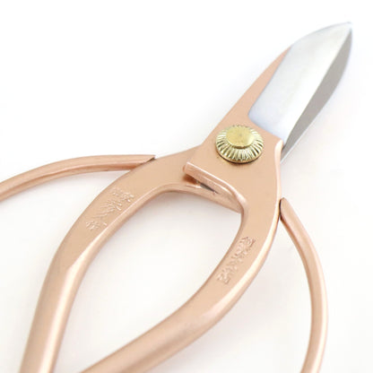 TH3PG Japanese Traditional Ikebana Floral Shears, Pink Looped Grip Hand Forged High Carbon Steel