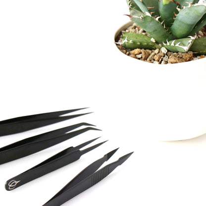 B24 Tweezers Stainless Steel Fine Point Precision Tip