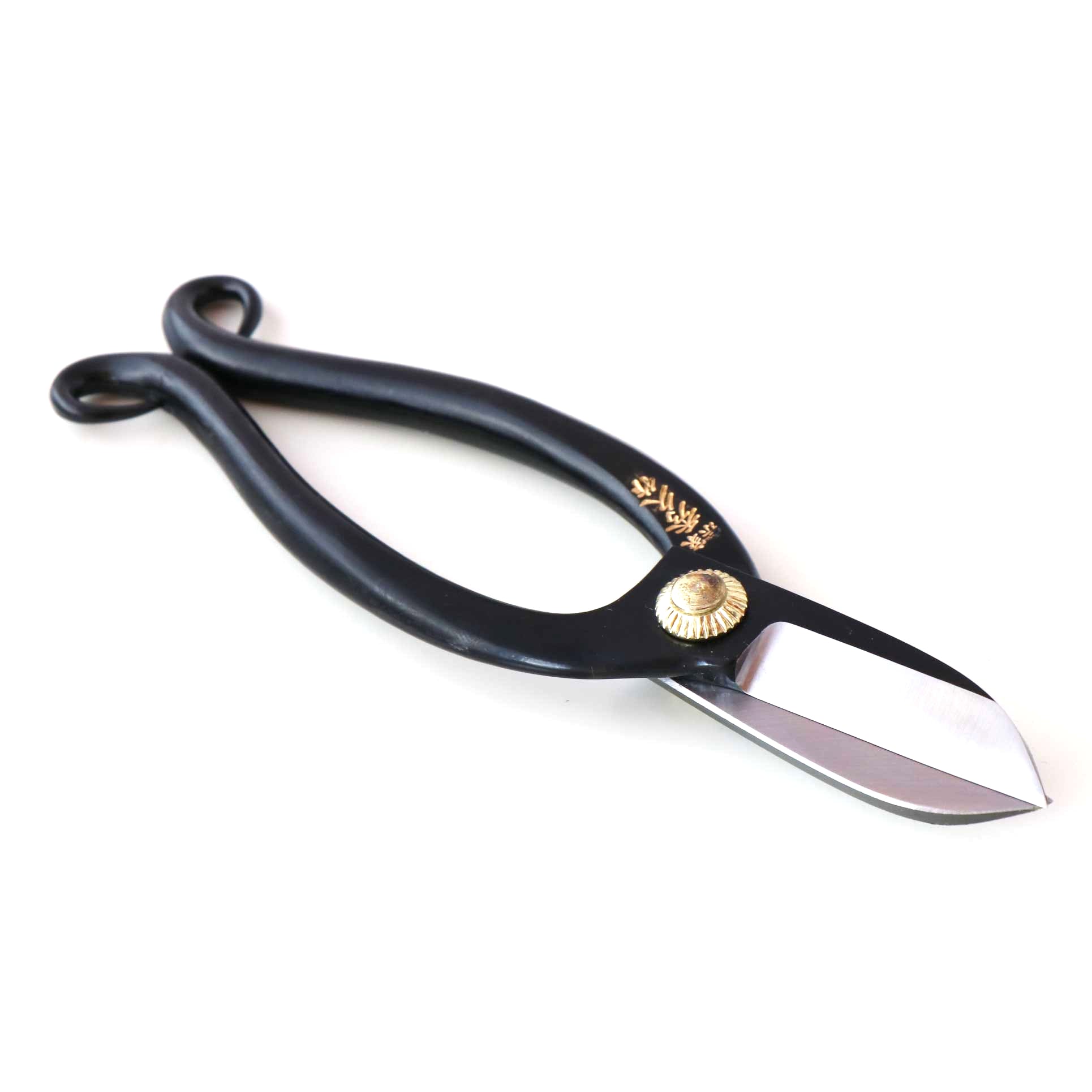 T8CA Japanese Traditional Ikebana Floral Shears Black Forged High Carbon Steel 50mm Blade