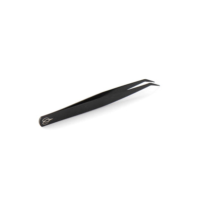 B21 Tweezers Stainless Steel Curved Tip 150mm