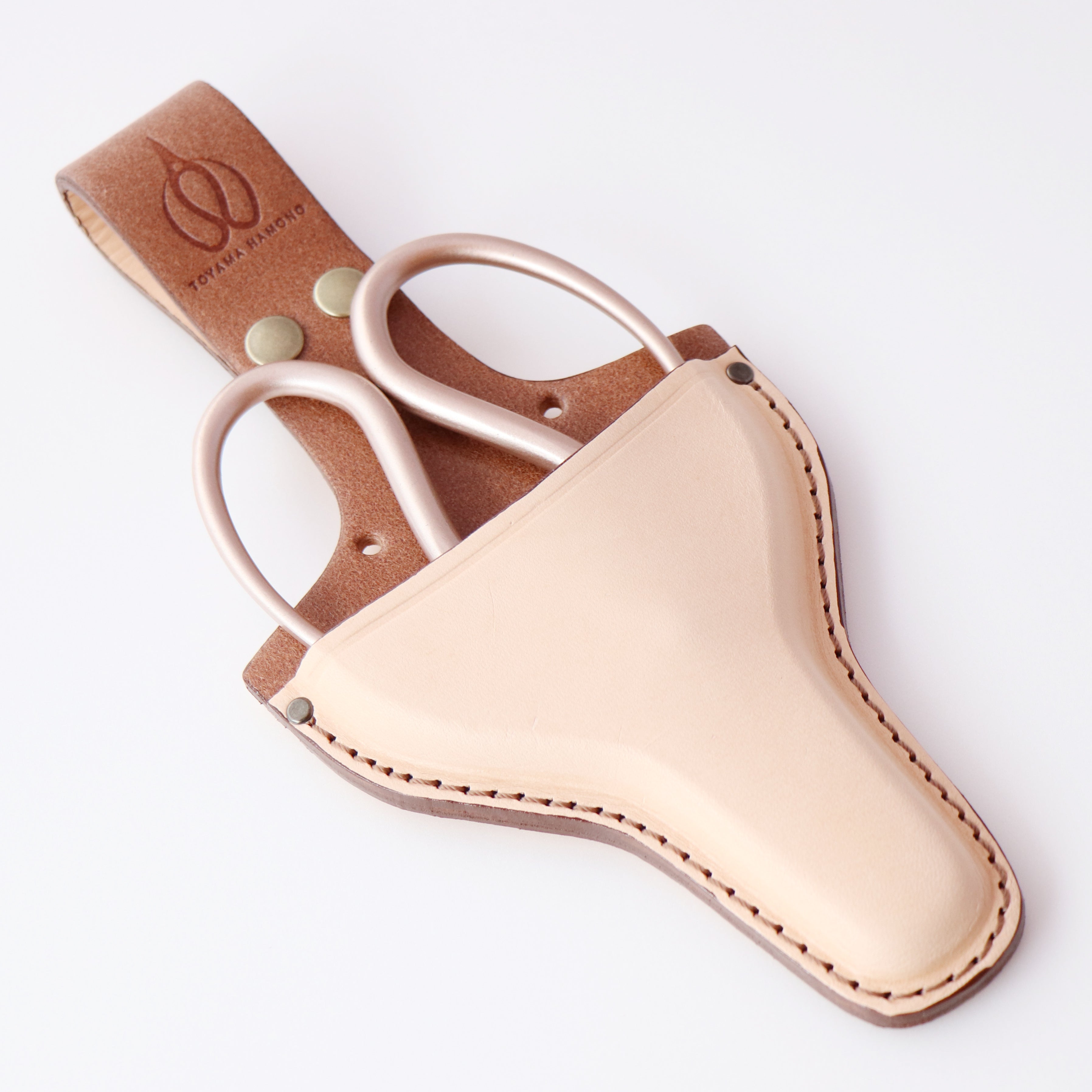 R6 Leather Holster for Traditional Japanese Scissors with Loop Handle