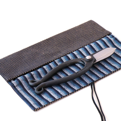 R8G Sashiko Makibukuro: Tool Roll Bag Brown