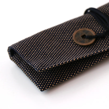 R8G Sashiko Makibukuro: Tool Roll Bag Brown