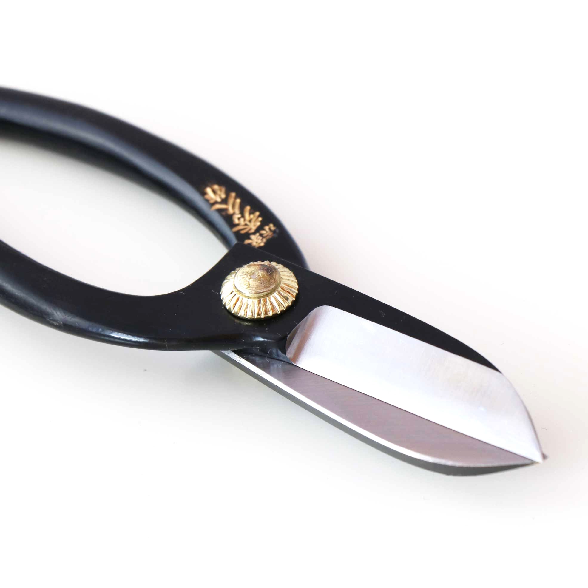 T8CA Japanese Traditional Ikebana Floral Shears Black Forged High Carbon Steel 50mm Blade