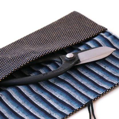 R8G Sashiko Makibukuro: Tool Roll Bag Brown