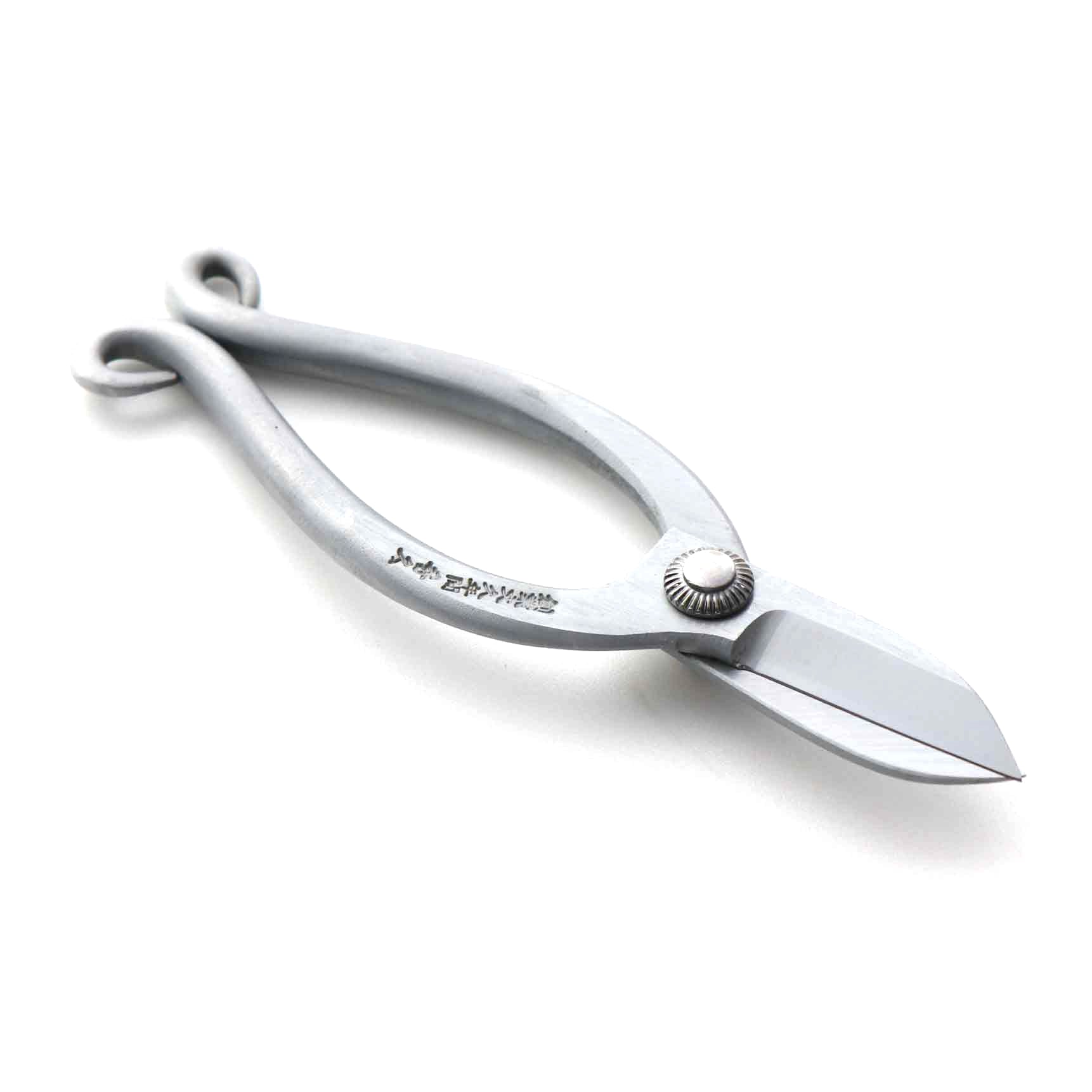 T8CJ Japanese Traditional Ikebana Floral Shears Jr. with Silver Hand-Forged High-Carbon Steel 50 mm Blade