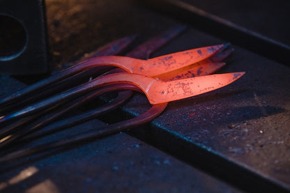 T526B Forged Multi Purpose Pruning Shears/Secateur, Stainless Steel Asymmetrical Ergonomic Grip w/ Black Leather Cover