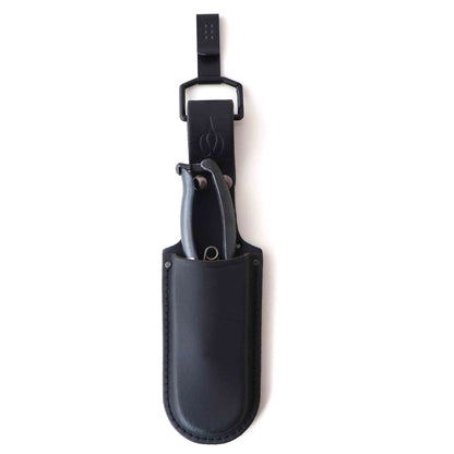R5B Pruning Shear Holster/Pouch W/ Belt Clip Black Leather
