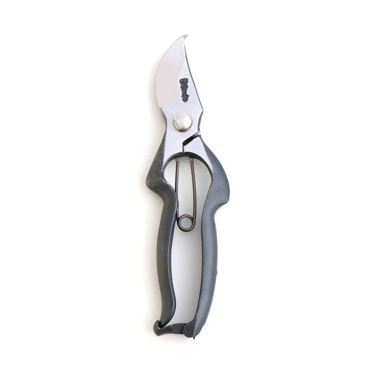 T13L Hand-Forged Left-Handed Pruning Shears/Secateurs, High-Carbon Steel, Asymmetrical Ergonomic Grip