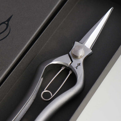 T517 Hand Forged Garden Snips,  Stainless Steel  Symmetrical Grip