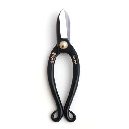 T8CA Japanese Traditional Ikebana Floral Shears Black Forged High Carbon Steel 50mm Blade