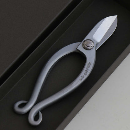 T8 Traditional Japanese Ikebana Floral Shears  ”Warabi-te” Grip Forged High Carbon Steel 50mm Blade