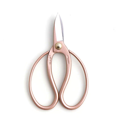 TH3PG Japanese Traditional Ikebana Floral Shears, Pink Looped Grip Hand Forged High Carbon Steel