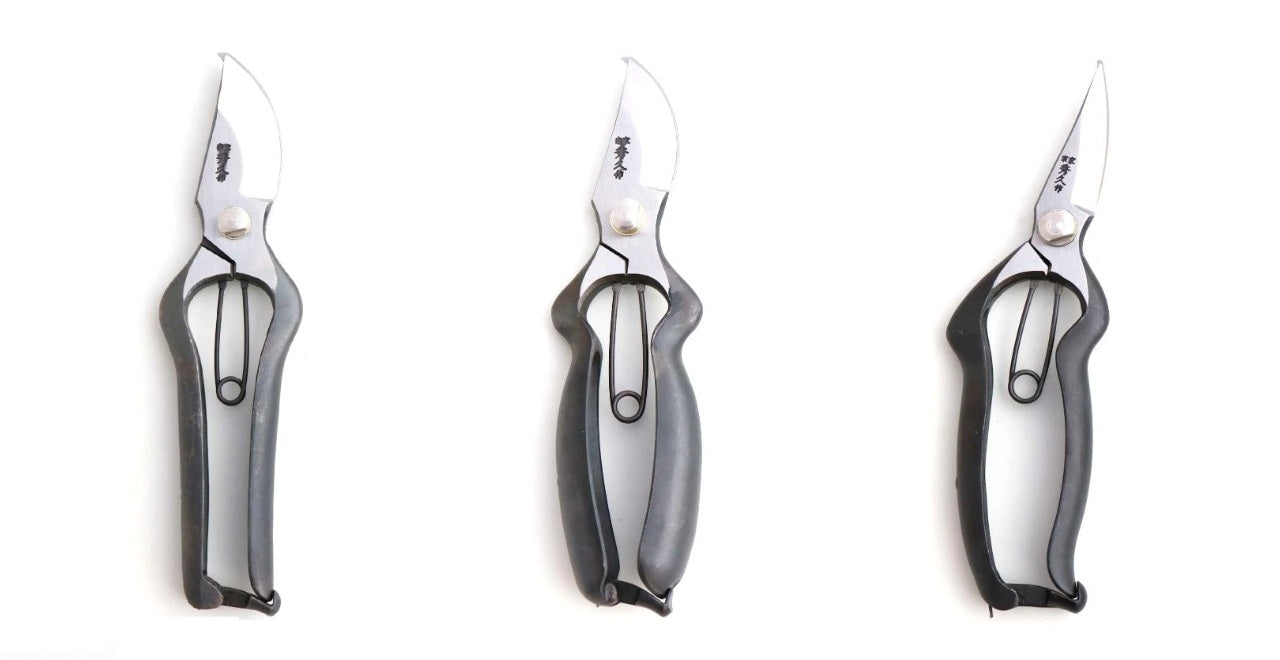 Premium metal grip garden tools by Toyama Hamono 